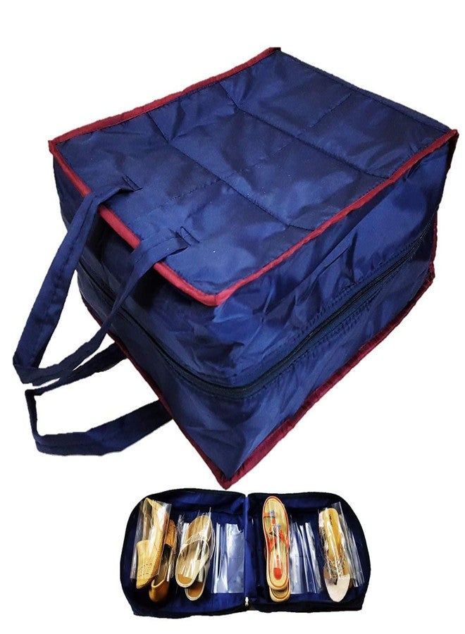 CELLEBII® Shoe Tote Storage Bag, Shoes Organiser, Shoe Kit, Hold 6 Pairs of Shoes Multicolour - Image 2